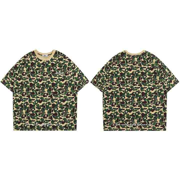 Snappy Crocodile Star Camouflage Design T-Shirt