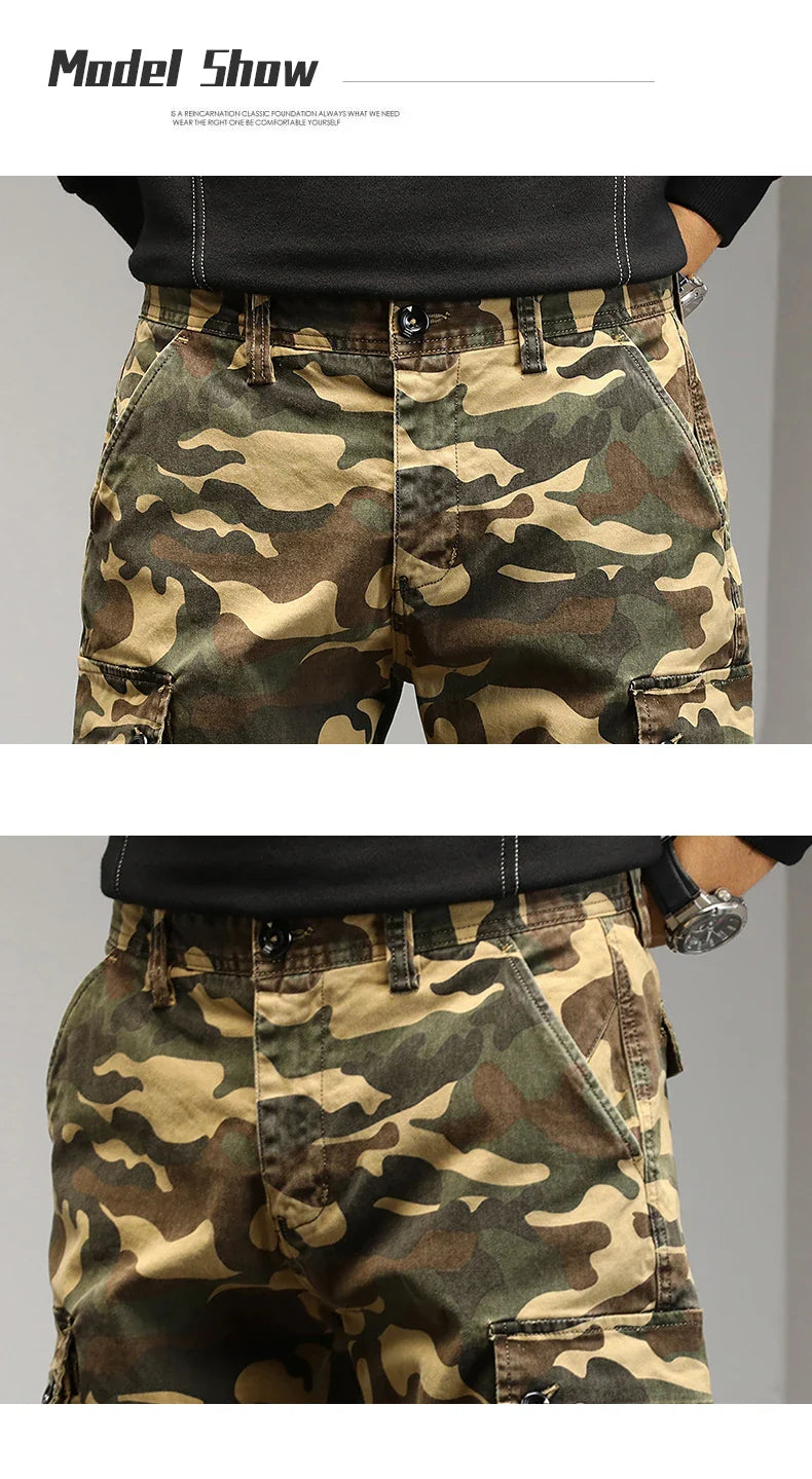 Classic Vector Camouflage Slim Fit Pants