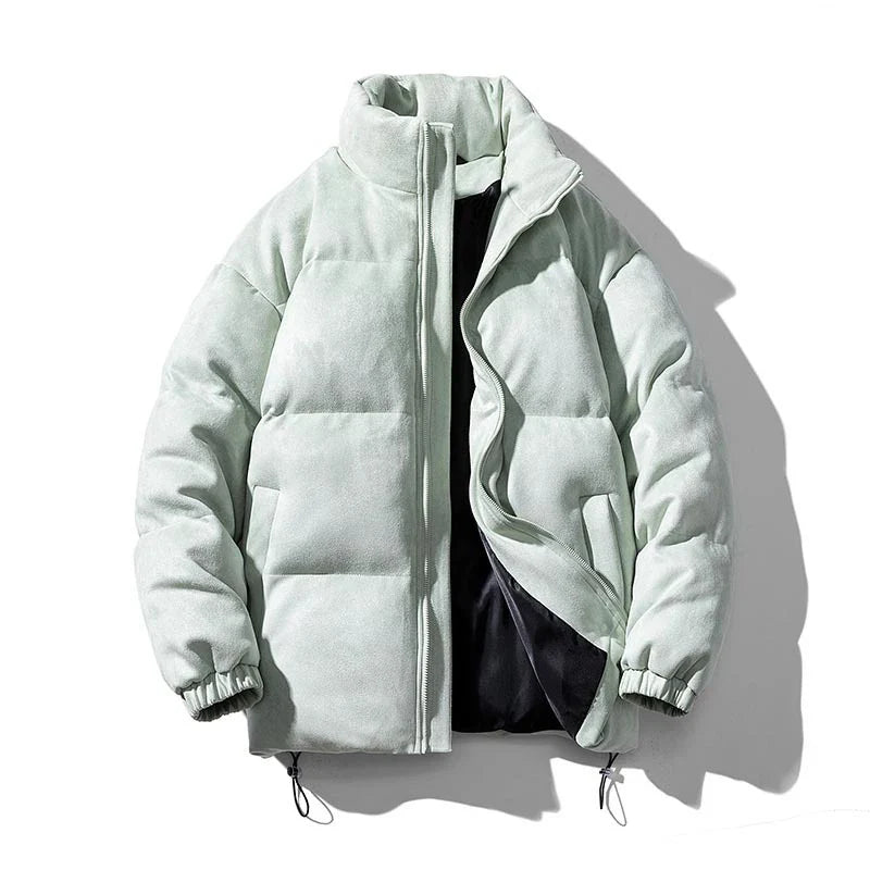 Dusky Color Padded Zipper Jacket