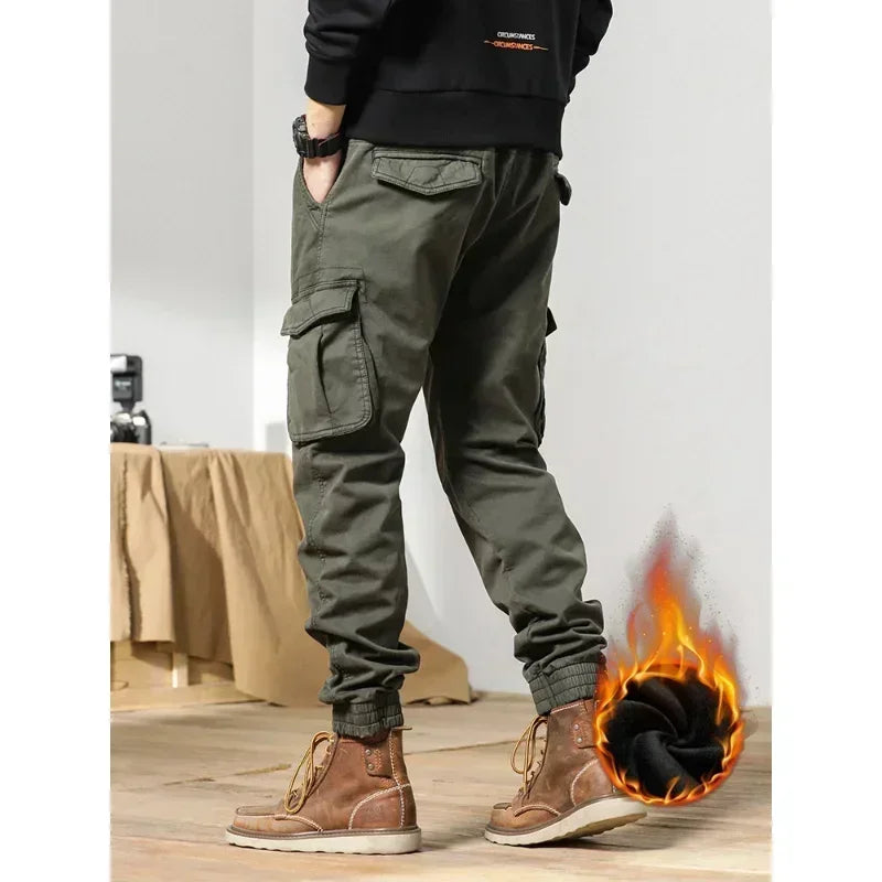 Slim Fit Elastic Ankle Pants