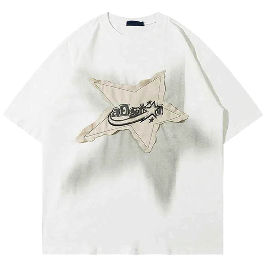 Streetwear Oversized Star Tshirts
