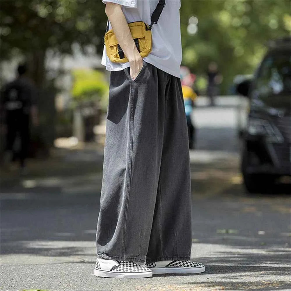 Straight Cut Baggy Jeans