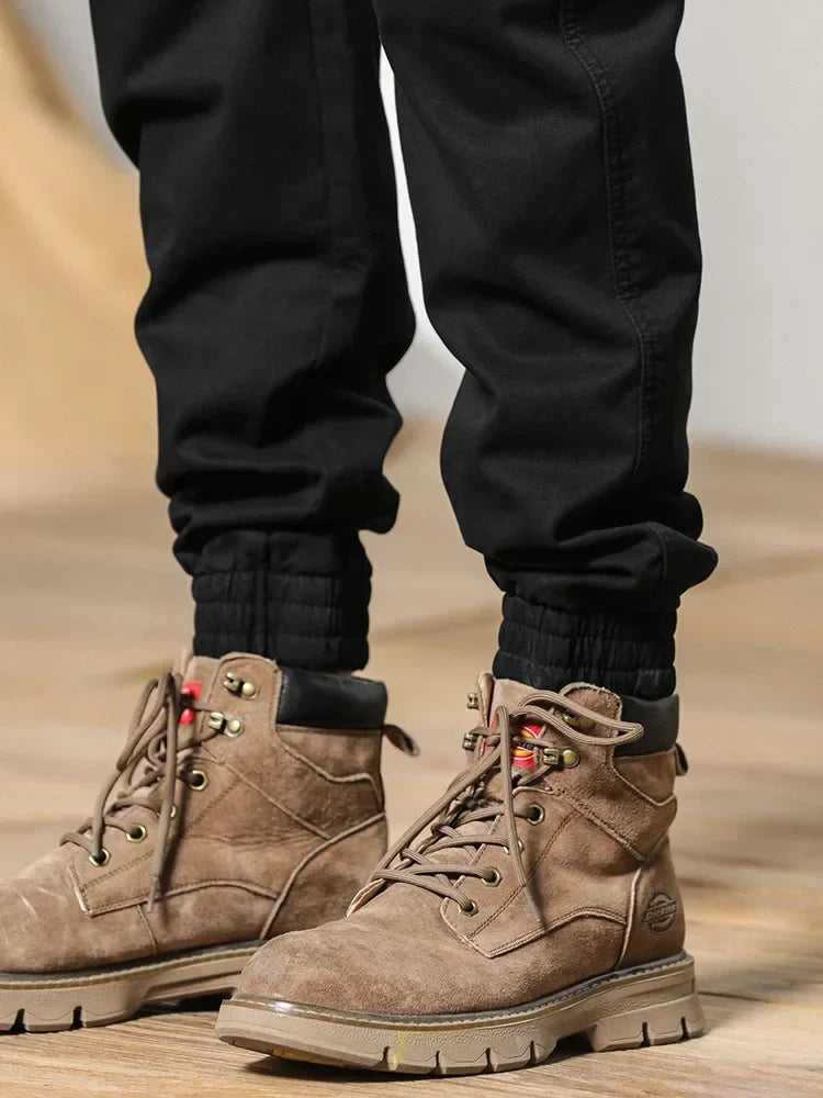 Slim Fit Elastic Ankle Pants