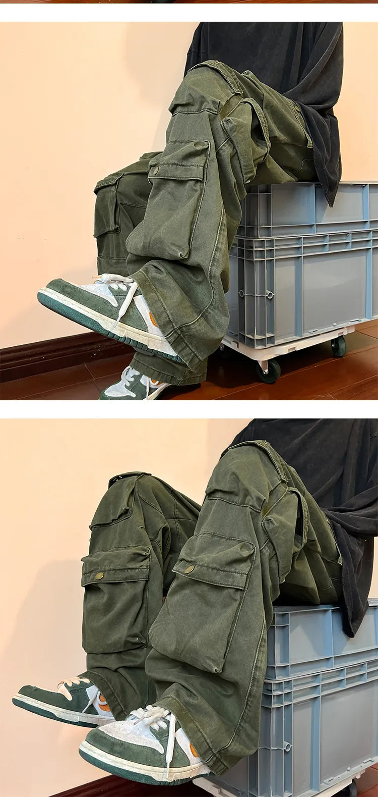 Baggy Style Multi-pockets Tooling Pants