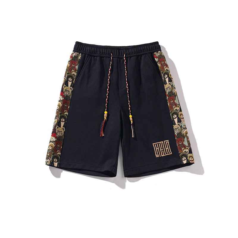 Kawaii Bear Side Patch Baggy Shorts