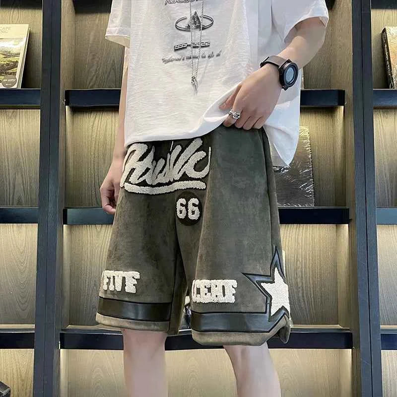 Number 66 Knee Length Shorts