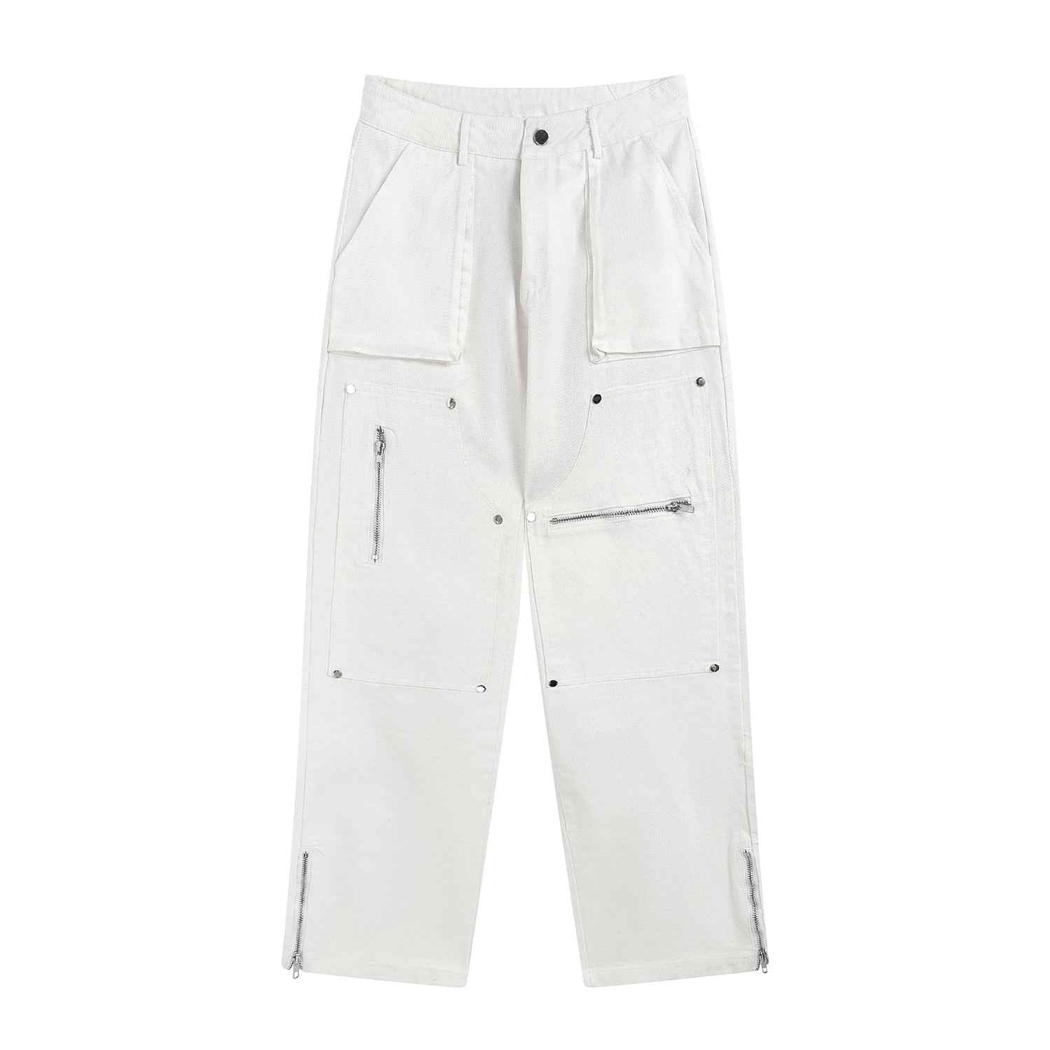 StreetIV Patchwork Zipper Pants