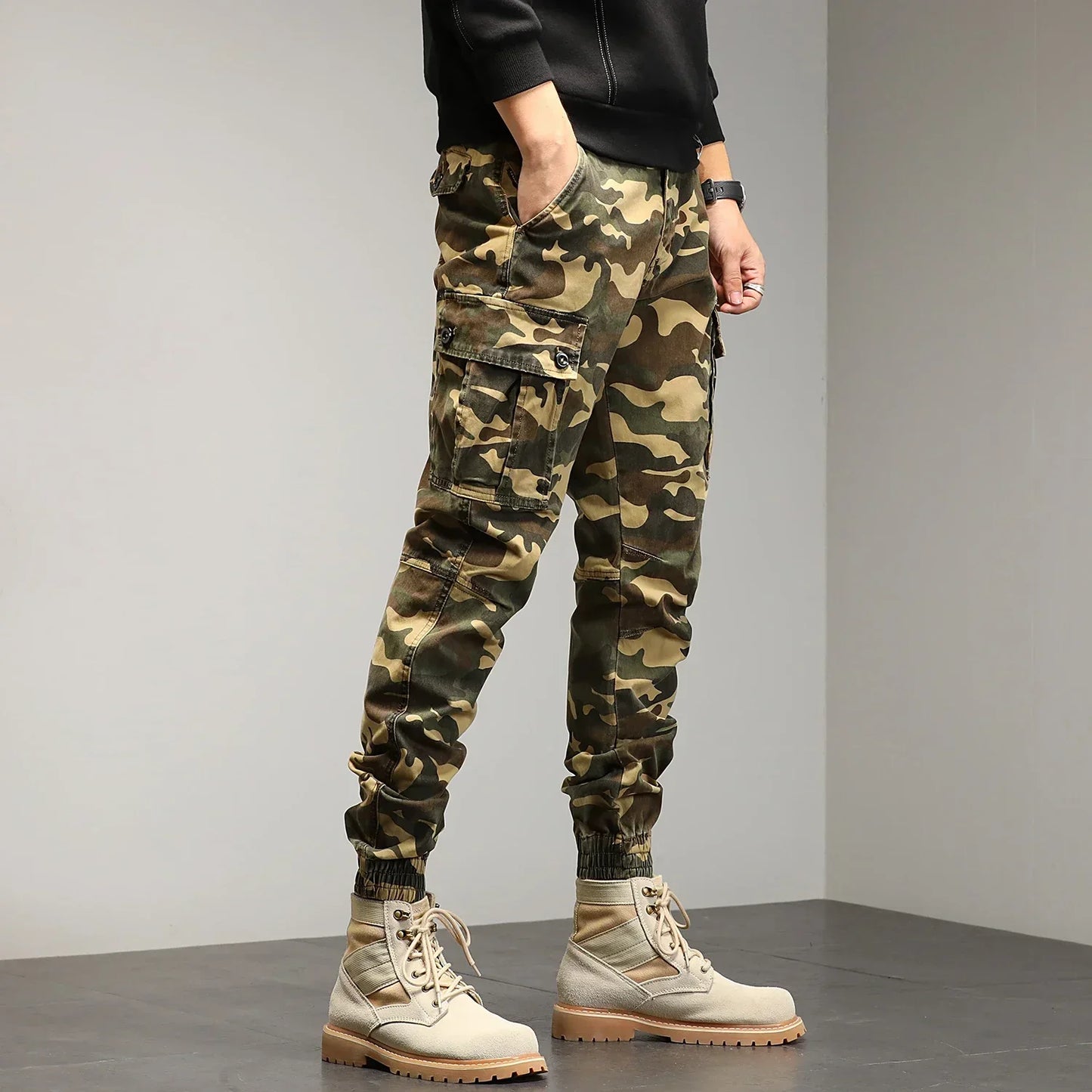 Classic Vector Camouflage Slim Fit Pants