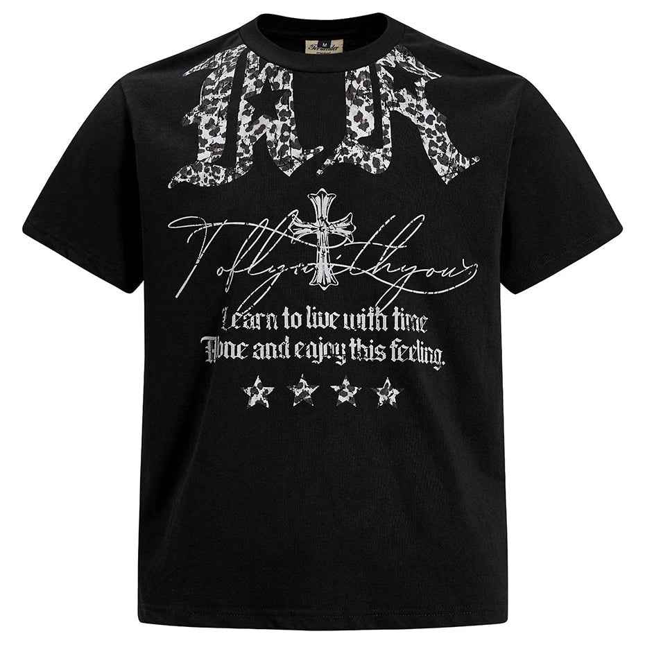 Cross Graphic Streetwear Oversized T-Shirts