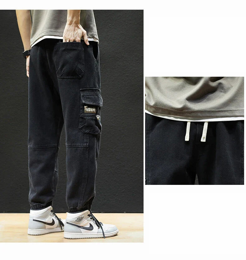 Straight Fit Elastic Ankle Length Pants