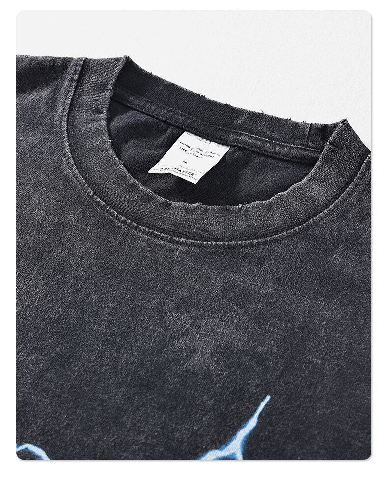 DBZ Blue Lightning Anime T-Shirt
