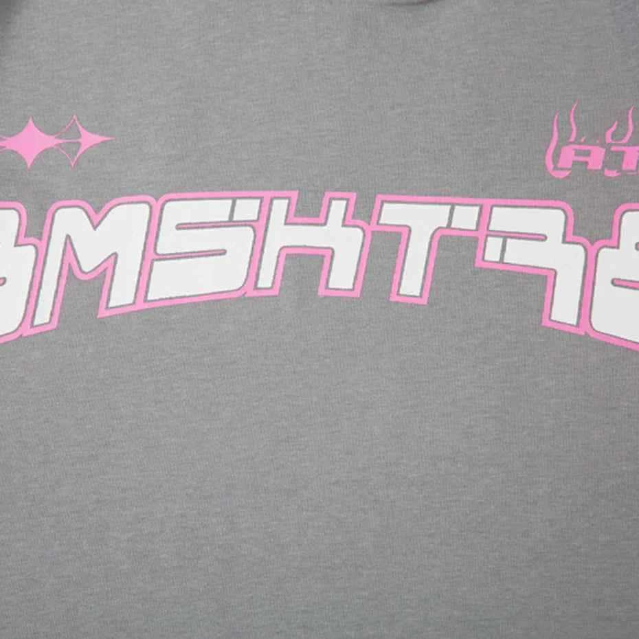 Streetwear Printed Patchwork Oversized Fashion Casual T-shirt