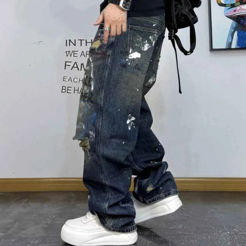 Third Brother Ripped Denim Jeans