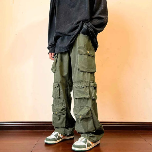 Baggy Style Multi-pockets Tooling Pants