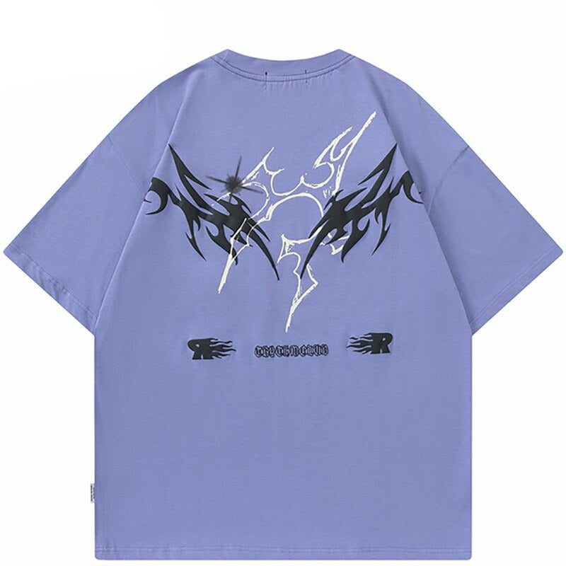 Splatter Fire Flame Texture T-Shirt