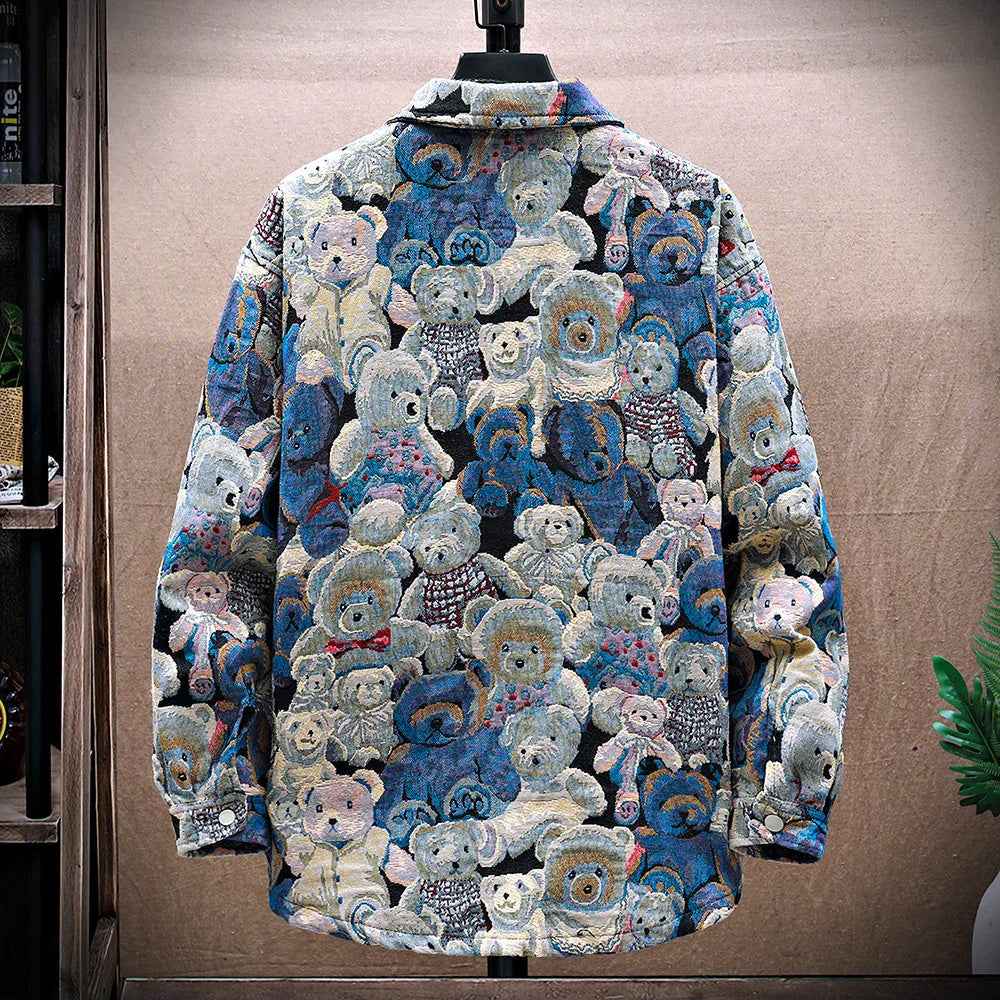 Teddy Bear Jacquard Jacket