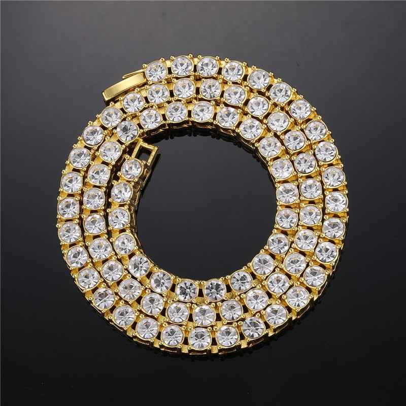 Crystal Rhinestone Tennis Necklace