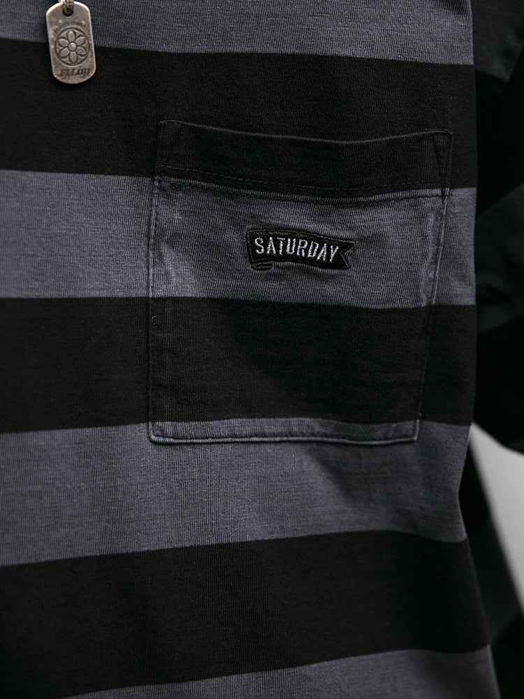 Saturday Striped Cotton T-Shirt