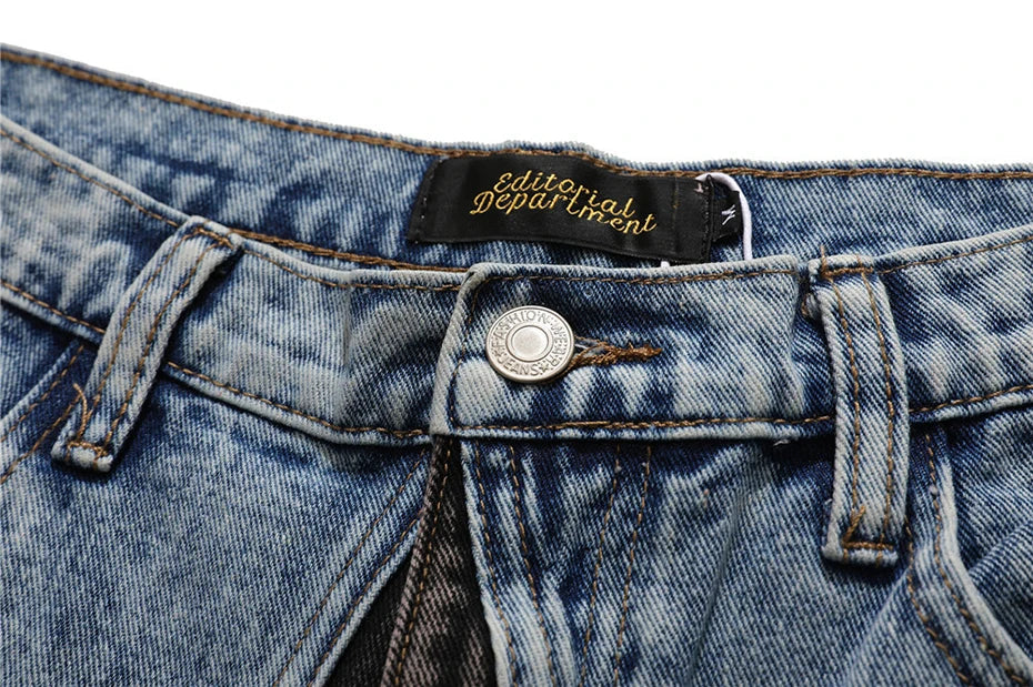 Star Denim Shorts