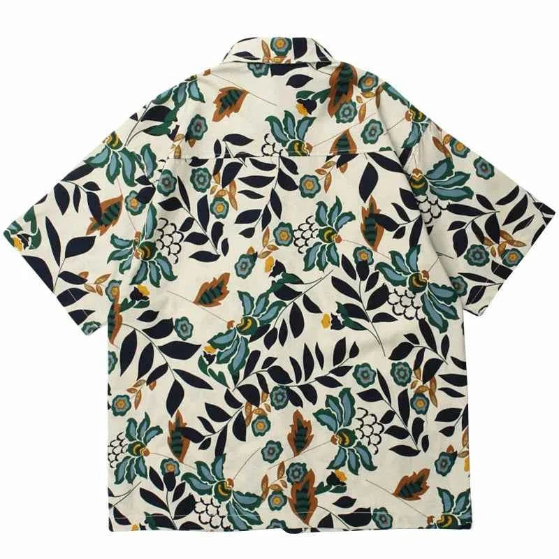 Colorful Floral Art Short Sleeves T-Shirt