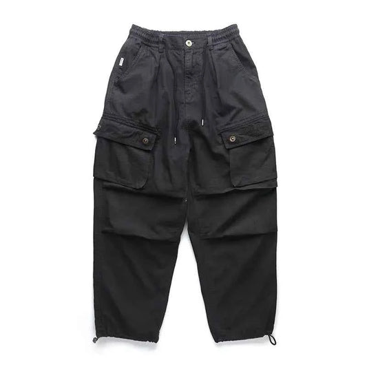 Tactical Straight Leg Elastic Waist Pants