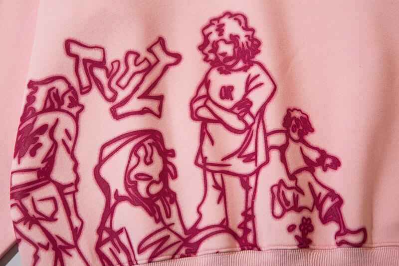 Cartoon Line Character | Graphic Hoodie