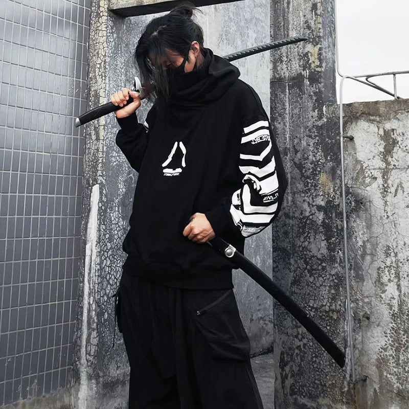 Cyber Tactical Turtle Neck Hoodie