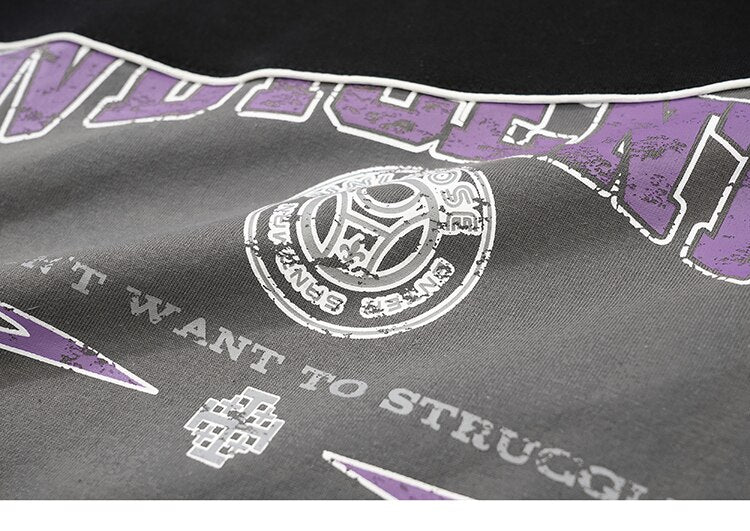 Don't Want To Struggle Patchwork T-Shirt