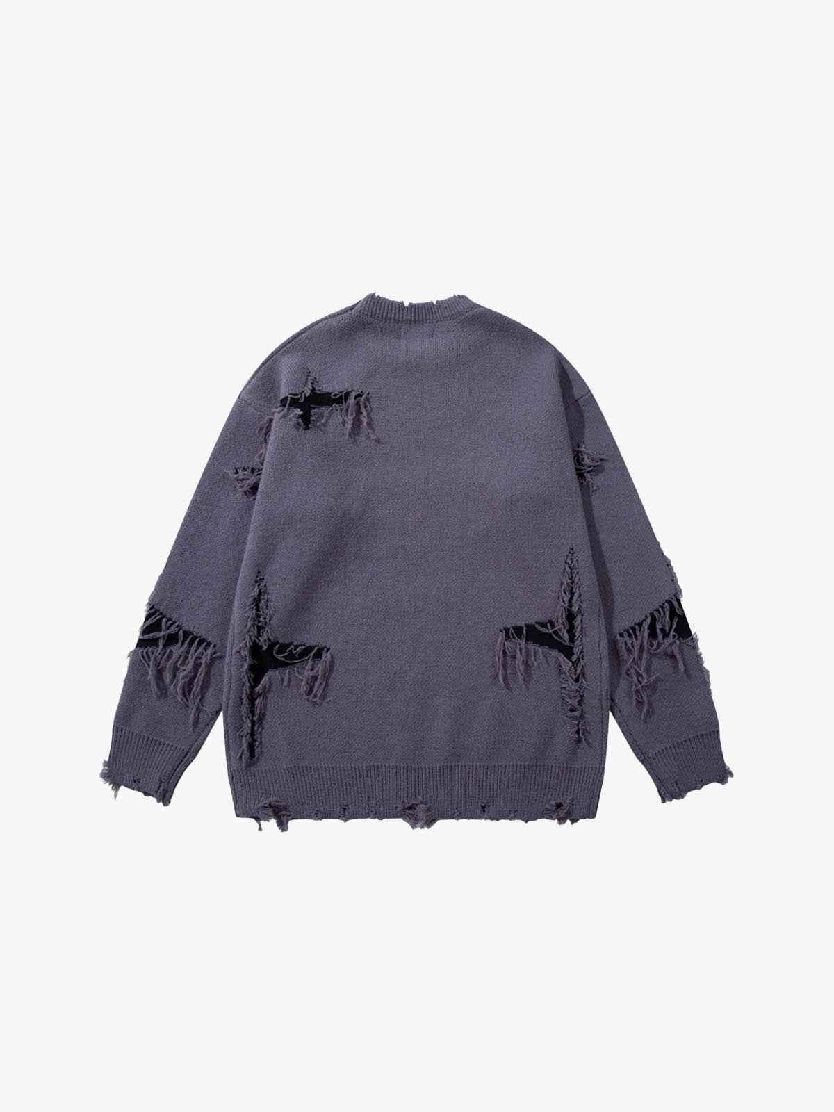 Skull Star Knitted Sweatshirt