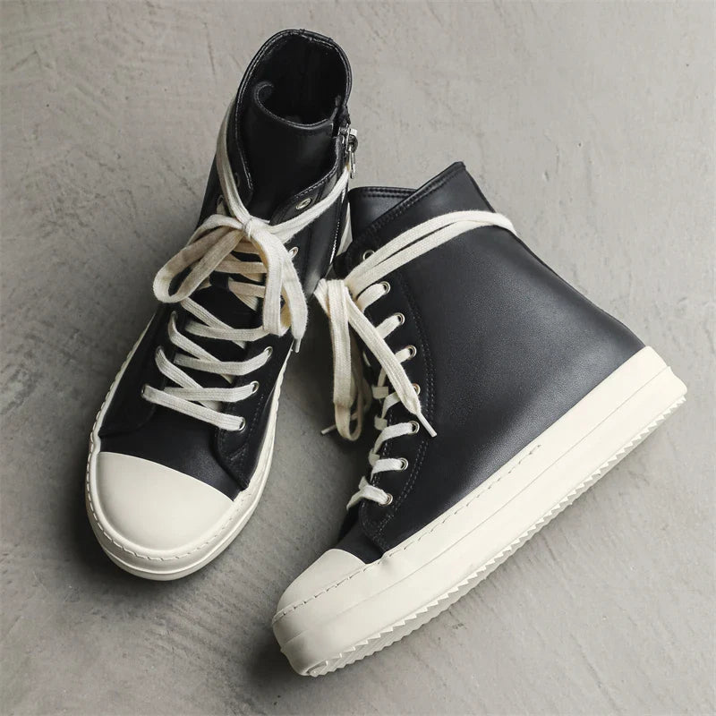 T84 High-Top Luxury Sneakers - Iconic Architectural Streetwear Boots | LuxuryUrbanwear - Luxuryurbanwear