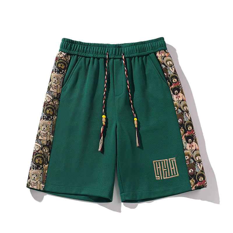 Kawaii Bear Side Patch Baggy Shorts