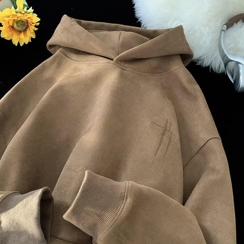 Malk Up Trend Suede Hoodie