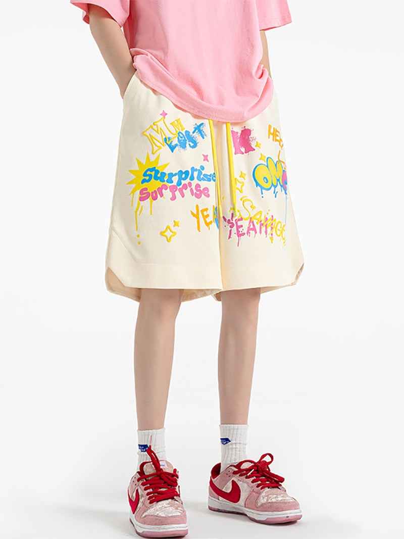 SAVAGE Colorful Neon Style Shorts