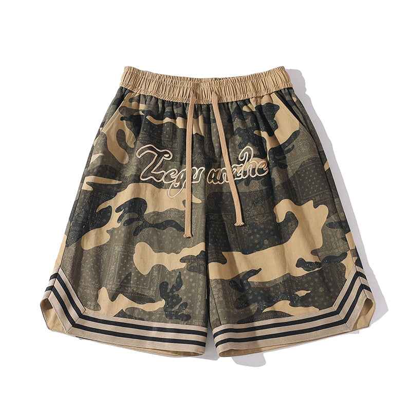 Camo Goth Knee Length Shorts