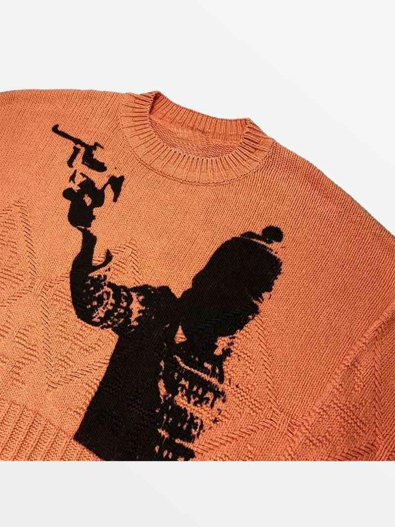 Knitted Sweater Fuckin'Gun