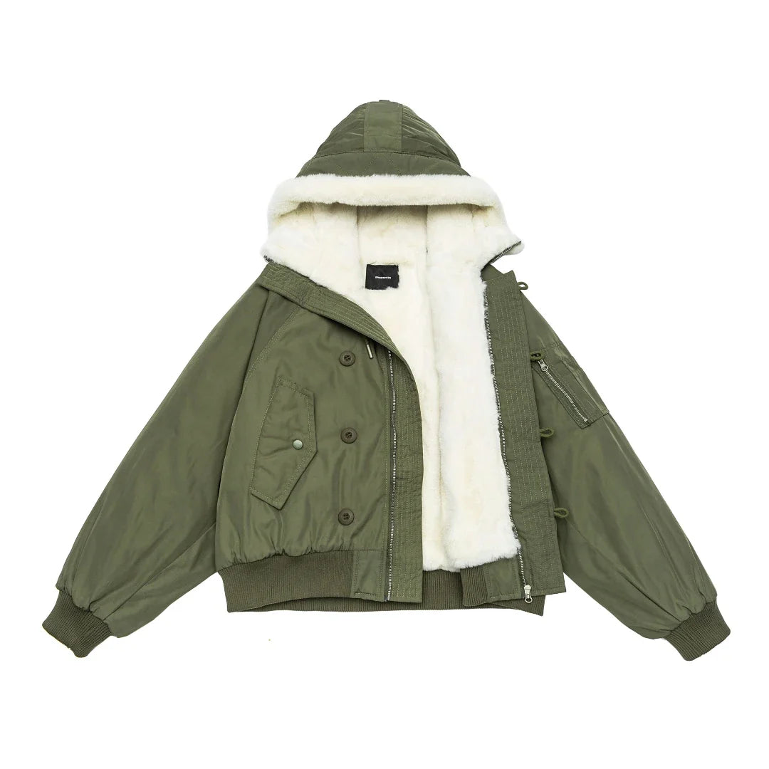 Winter American Fur Interior Parka Jacket