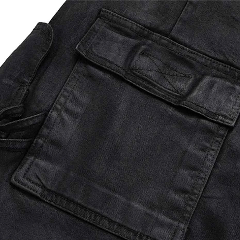 Side Pockets Denim Shorts