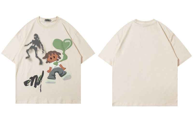 Ghost & The Boy With Heart  Graphic T-Shirt
