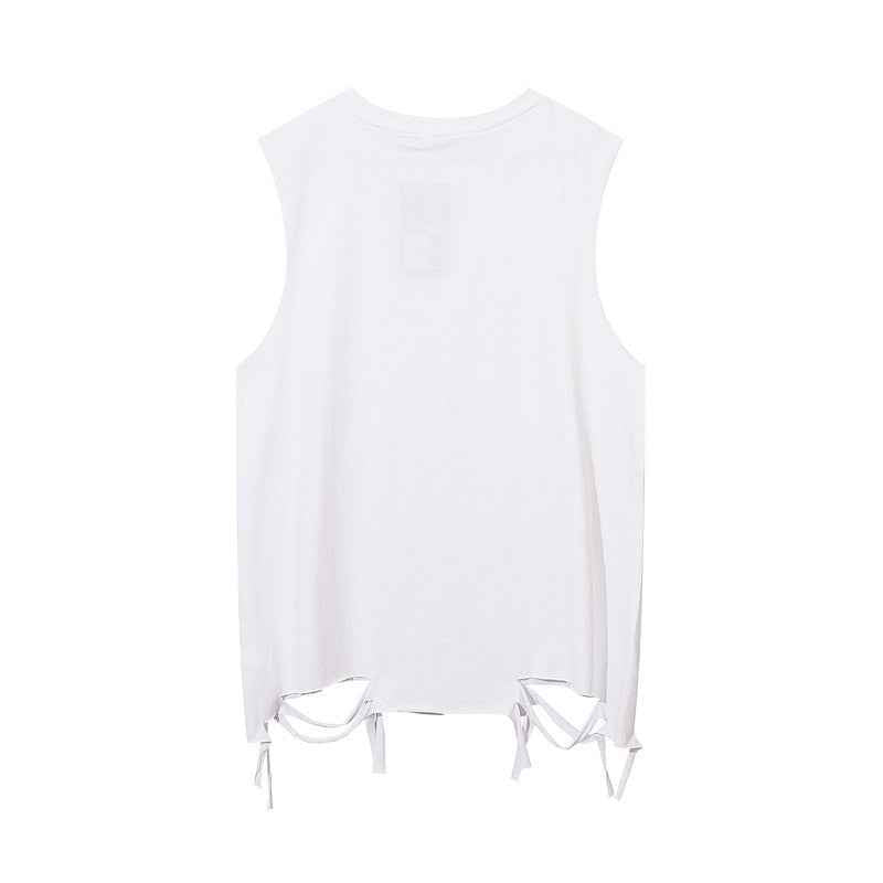 Basic Distressed Tank Top