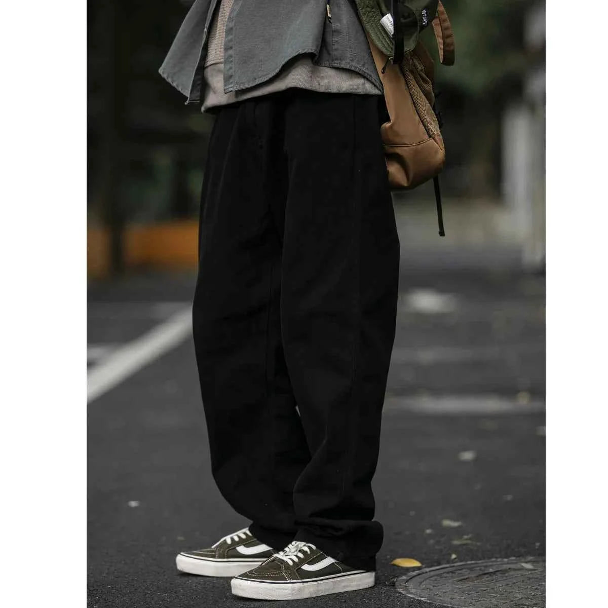 Casual Straight-Leg Trousers