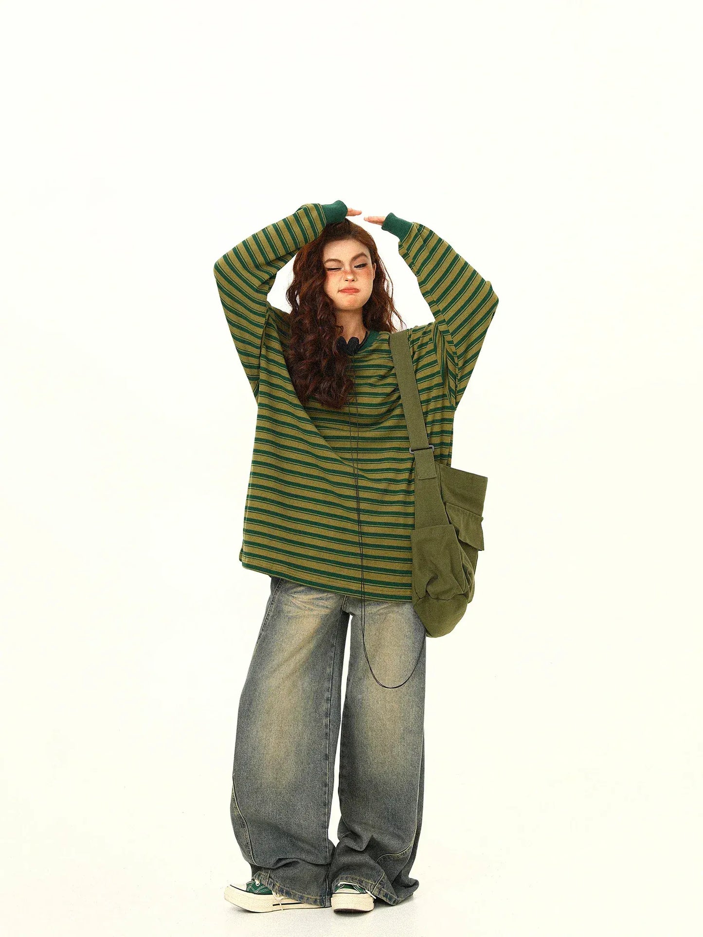 Sweat Green Stripe