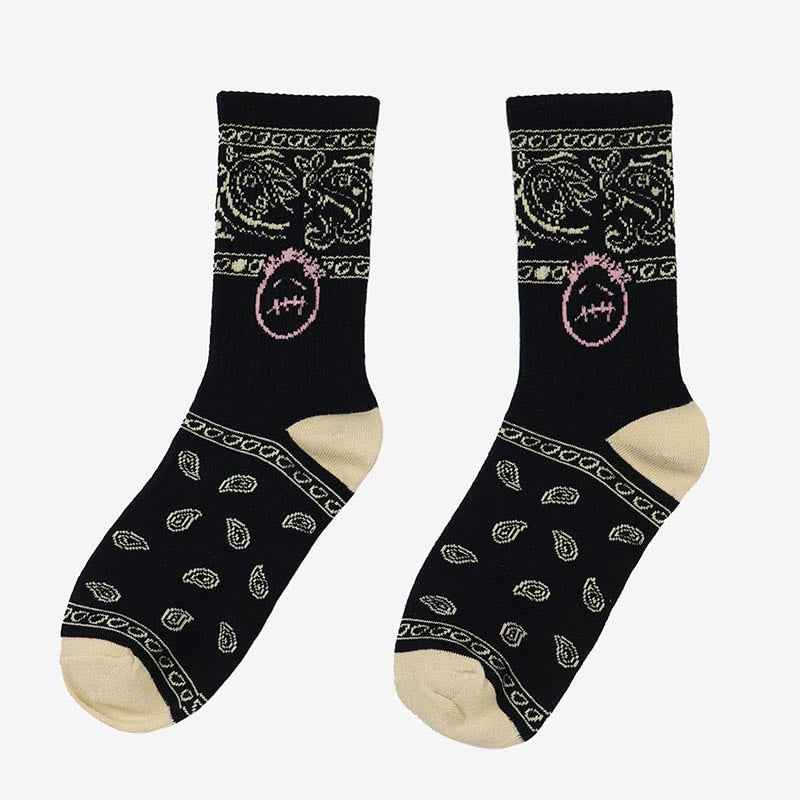 Cactus Jack Bandana Pattern Crew Socks
