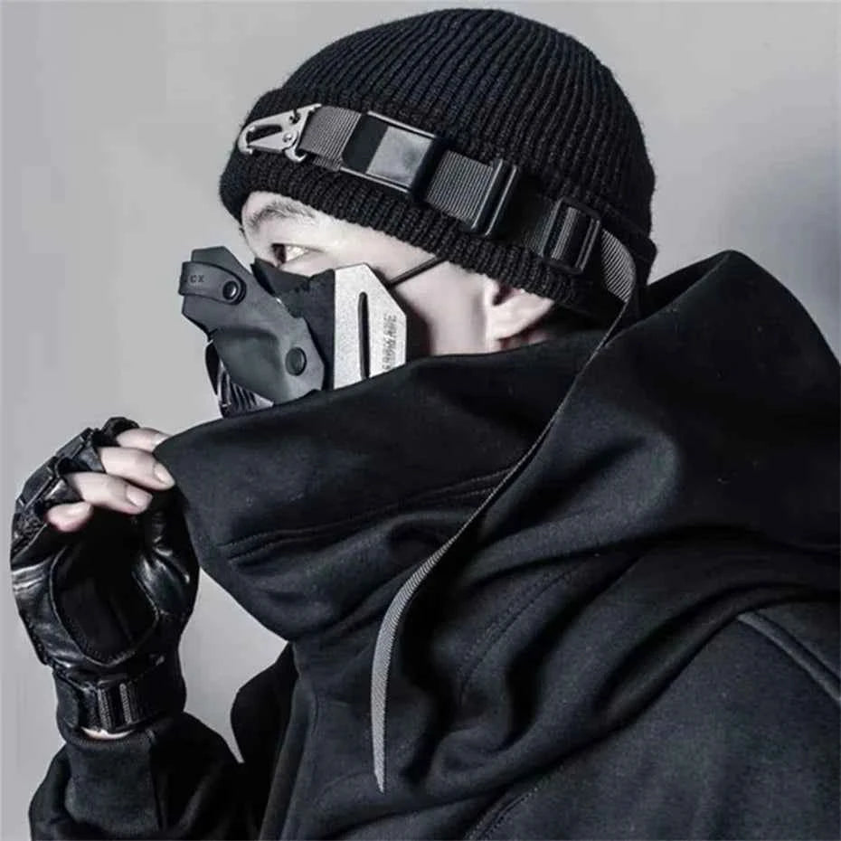 Nightshade Beanie Hat with Buckle