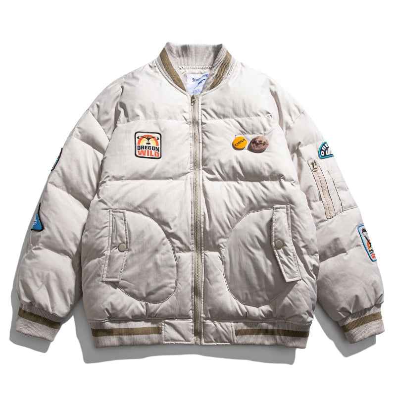OREGON WILD Rock Patches Bomber Jacket