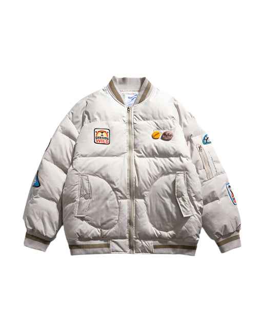 OREGON WILD Rock Patches Bomber Jacket