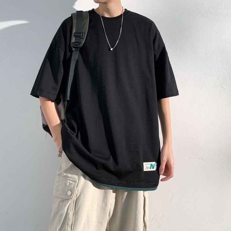N Solid Label T-Shirt