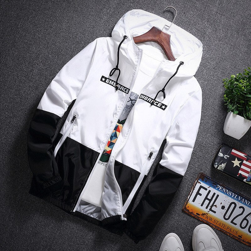 Embrace Two Half Color Jacket