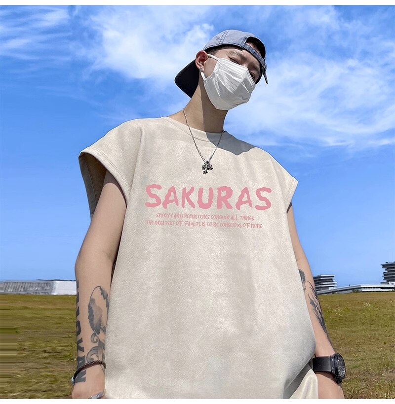 SAKURAS Colorful Scenery Painting T-Shirt