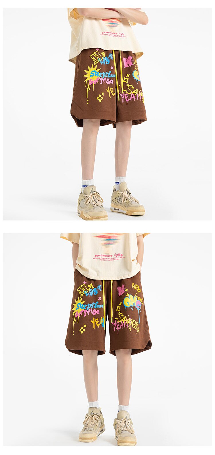 SAVAGE Colorful Neon Style Shorts