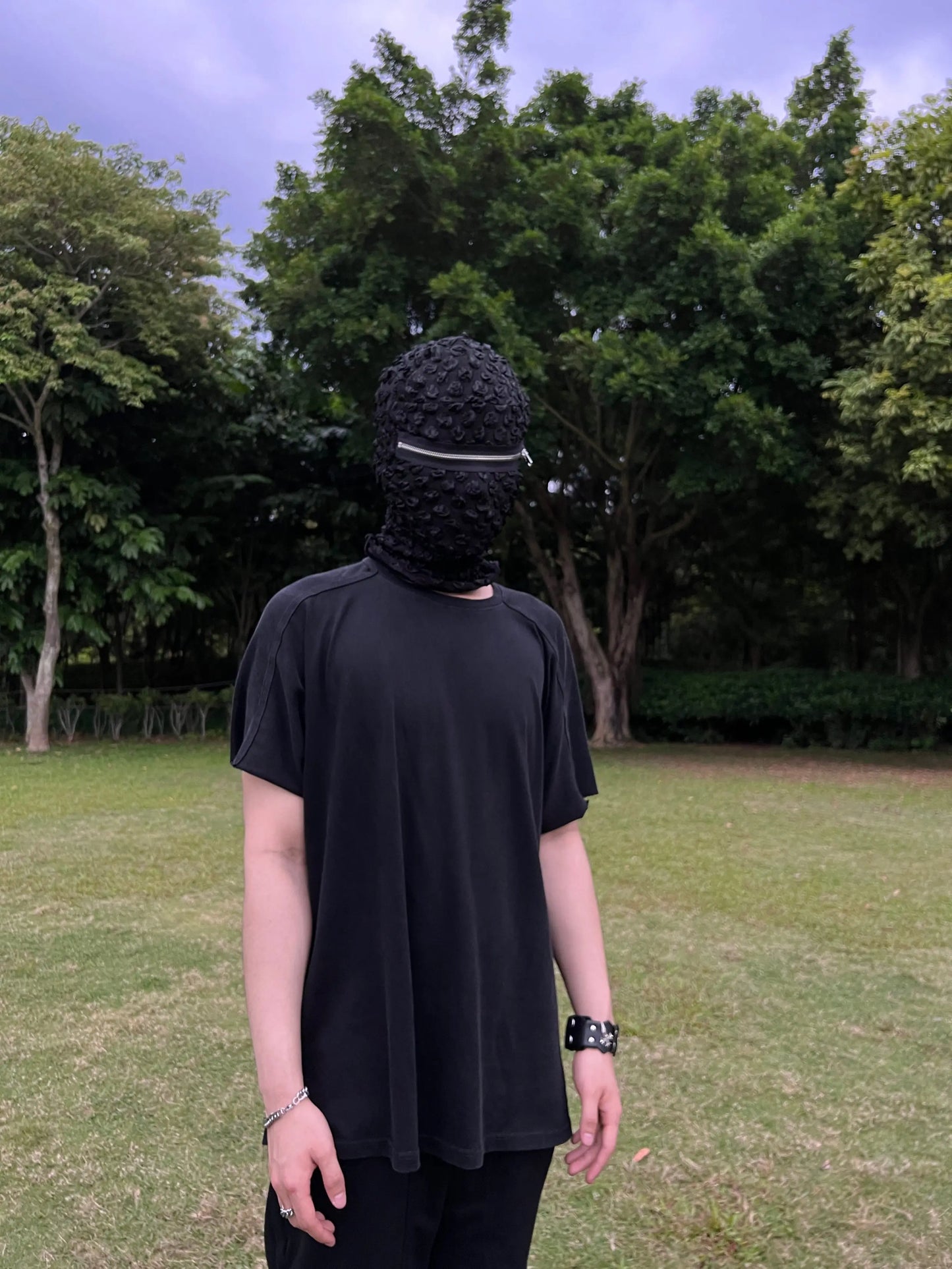 Full Face Mask Zipper Style Monkey Cap